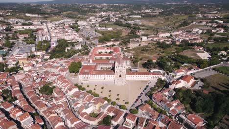 Aerial-establisher-of-Alcobaça-monastery