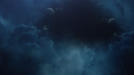 Nubes-Cumulonimbus-Oscuras-Y-En-Movimiento-En-El-Cielo-Antes-De-La-Lluvia,-Tormenta