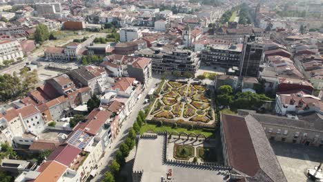 Luftaufnahme-Des-Stadtzentrums-Von-Braga
