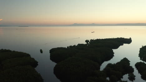 Sonnenuntergang-Auf-Der-Insel-Panglao,-Bohol,-Philippinen