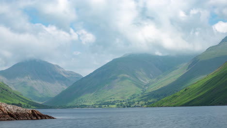 Lake-District,-Wastwater-Time-Lapse,-Wasdale,-Western-Lakes,-Unesco-National-Park,-Clip-1