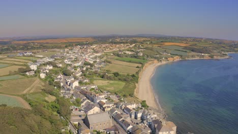 Spectacular-atmosphere-of-Marazion-St-Michael's-mount-aerial