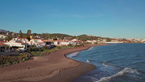 Residential-coastline-of-Mijas,-south-of-Spain