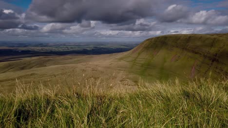 Dramatic-timelapse-in-Brecon-Beacons-National-Park-showing-beautiful-natural-landscape-during-windy-day