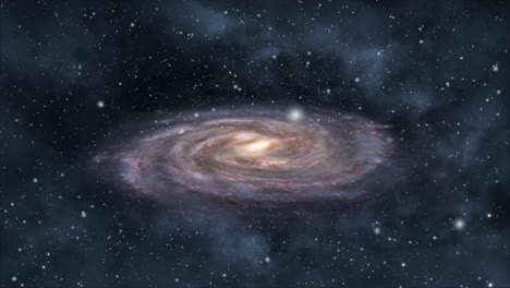 Eine-Galaxie-Im-Universum,-Die-Sich-Zwischen-Den-Sternen-Bewegt