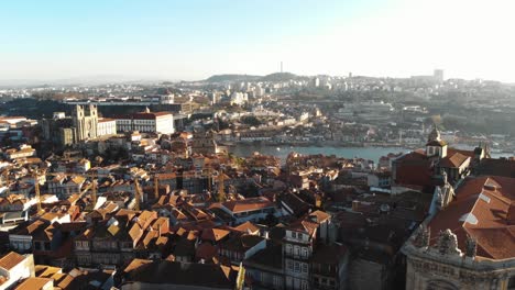 Downtown-historical-city-centre-of-Oporto-and-Douro-River