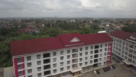 Aerial-view,-a-multi-storey-building-leased-and-built-by-the-Indonesian-government,-located-in-Bantul
