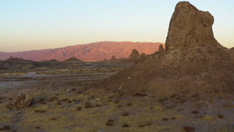 Low-flight-towards-and-around-the-landscape-of-Trona-Pinnacles
