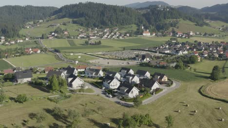 Aerial-view-of-a-neighborhood-in-suburban-Slovenj-Gradec