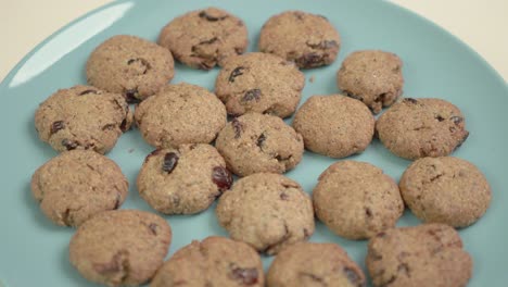 Cookies-with-cranberry-of-wholemeal-flour-and-poppy-seeds-Close-up