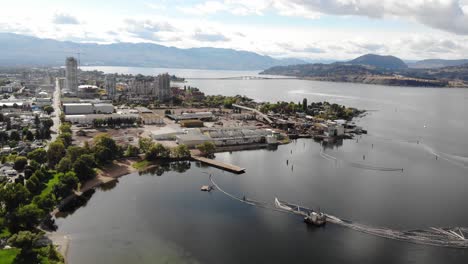 drone-aerial-over-downtown-kelowna