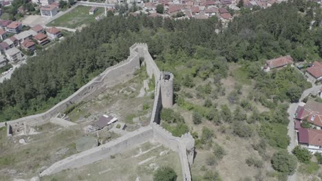 Flug-über-Samoil-Castle-Ohrid-Mazedonien