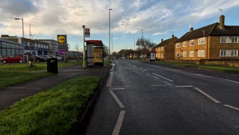 2-January-2023:-POV-Cycling-Along-Victoria-Road-With-Cars-Overtaking-On-Monday-Morning