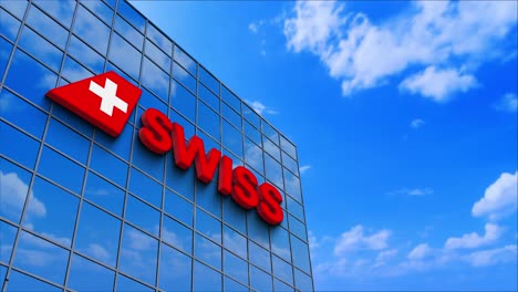 SWISS-Logo-On-Corporate-Building-3D-Animation