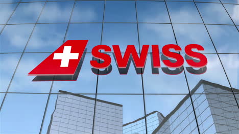 Schweizer-Logo-Auf-Firmengebäude-3d-Animation-Groß