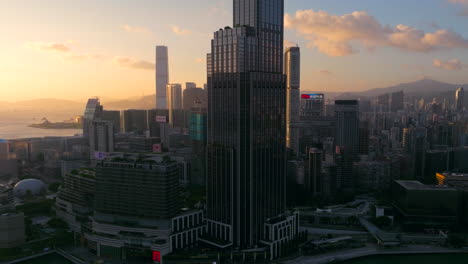 Dense-urban-skyline-of-Tsim-Sha-Tsui-in-Hong-Kong