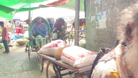 Rickshaw-trikes-for-transporting-goods-and-people-in-Bangladesh