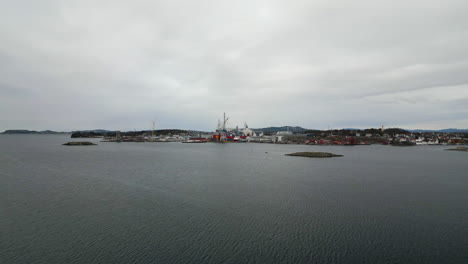 Rosenberg-shipyard-in-Stavanger-city,-Norway