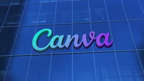 Buntes-Canva-Logo-Auf-Firmenglasgebäude-3D-Animation-5