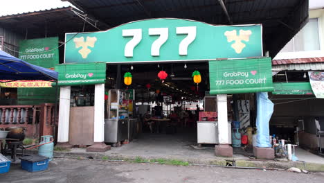 Large-Poster-of-Grab-Pay-infant-of-the-indoor-Market-in-Johor-Bahru-Malaysia