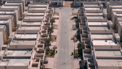 Aerial-View-Of-Bahria-Housing-Development-In-Karachi