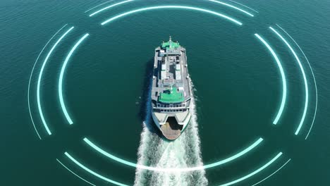 A-ferry-using-Automated-Intelligence-to-navigate-its-way-between-ports