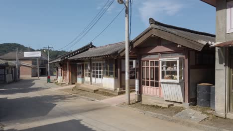 Panorama-Alter-Dorfhäuser-Und-Gebäude-Im-Offenen-Drama-Filmset-Von-Suncheon-In-Südkorea