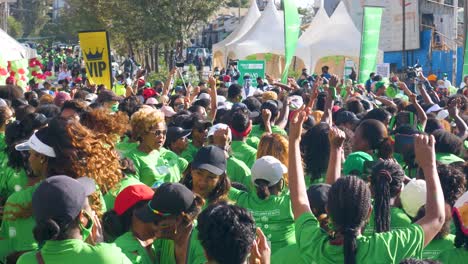 Ethiopian-Girls-Jumping-and-clapping-marathon-woman's-day-Addis-Ababa-Ethiopia