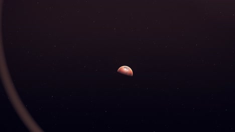Medio-Iluminado-Planeta-Rojo-Marte---Animación