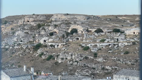 Zeitraffer-Von-Sonne-Und-Schatten-über-Den-Sassi-Von-Matera-In-Italien