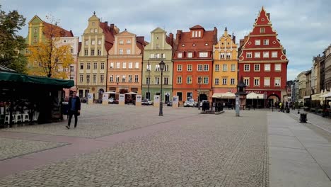 Calle-De-La-Ciudad-Polaca-De-Wroclaw