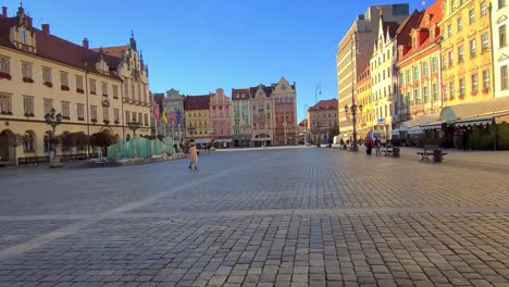 Stadtzentrum-Von-Breslau-In-Polen