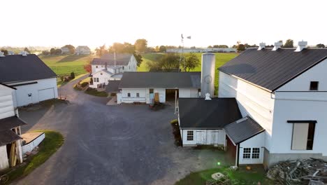 Amish-farmer-watches-aerial-drone-flight