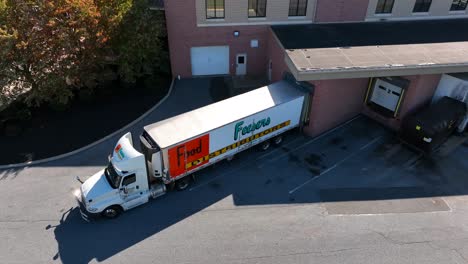 Feesers-Food-Distributor-Truck-unloads-at-dock