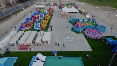 Victoria-Island,-Lagos-Nigeria--December-20-2022:-Hakuna-matata-theme-park-showcasing-different-activities
