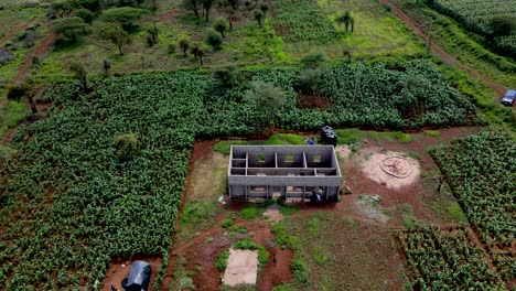 3D-Hausmodell,-Landhäuser-In-Kenia,-Projektarchitektur,-Bau,-Wohnsiedlungsplan