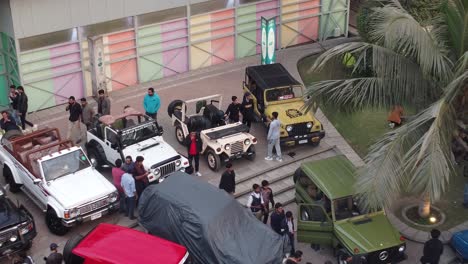 A-bird's-eye-view-of-the-Jinnah-Flyover-above-the-Rotary-Food-Park-in-Karachi