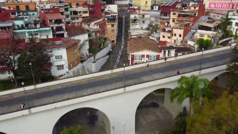 Aerial-view-with-drone-of-the-Xalitic-bridge-in-Xalapa,-Veracruz