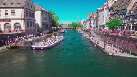 A-sightseeing-boat-arrived-at-its-stop-and-an-employee-gets-is-ready-for-passengers-to-embark