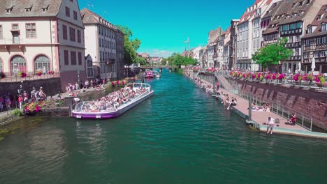 A-sightseeing-boat-arrived-at-its-stop-and-an-employee-gets-is-ready-for-passengers-to-embark