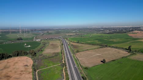 4k-High-resolution-video-of-the-Southern-City-of-Rehovot--Israel--from-a-birds-eye-view--drone-video