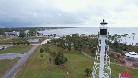 Luftfahrt-Am-Leuchtturm-Von-Cape-San-Blas-In-Port-St