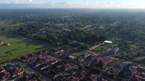 Drone-video-of-Waterfalls-high-density-suburb-township-in-Harare,-Zimbabwe