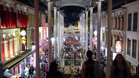 Menschenverkehr-Am-Chinesischen-Neujahr-In-Singapur-Chinatown