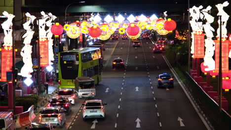 Singapur-Celebración-Del-Año-Nuevo-Chino-En-El-Barrio-Chino