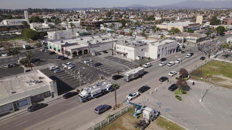 An-Aerial-View-of-the-Star-Ballroom-Dance-Studio-and-Parking-Lot-the-morning-after-the-Mass-Shooting