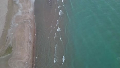 Cobourg-beach-Ontario-Aerial-during-Fall-Season