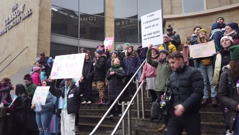 A-wide-shot-of-people-holding-banners-at-a-Pro-Transgender-rally-in-Glasgow