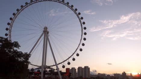 Roda-Rico,-Größtes-Riesenrad-In-Lateinamerika,-Im-Park-Der-Villa-Lobos