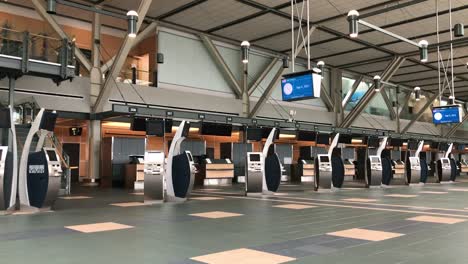 Empty-Vancouver-airport-check-in-counters-due-to-Covid-travel-restrictions